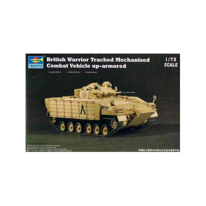 British warrior tracked mechanised vehicle. TRUMPETER 07102
