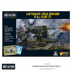 Luftwaffe divisão de campo 88 mm Flak 37. Ação do parafuso.