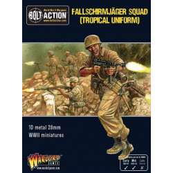 Squadrone Fallschirmjager (uniforme tropicale). Bolt Action.