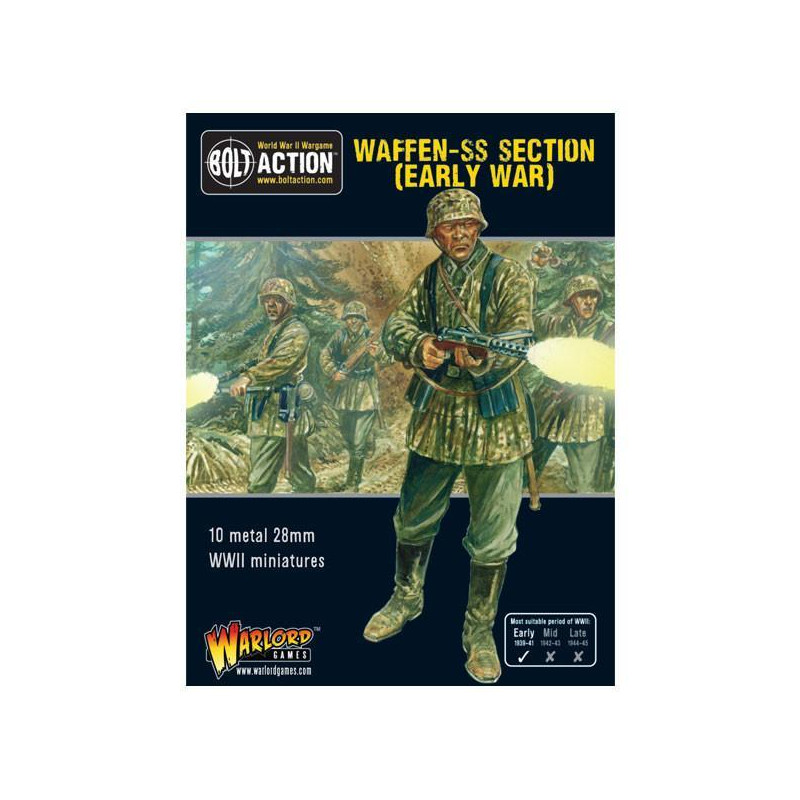 Early War Waffen-SS squad. Bolt Action.