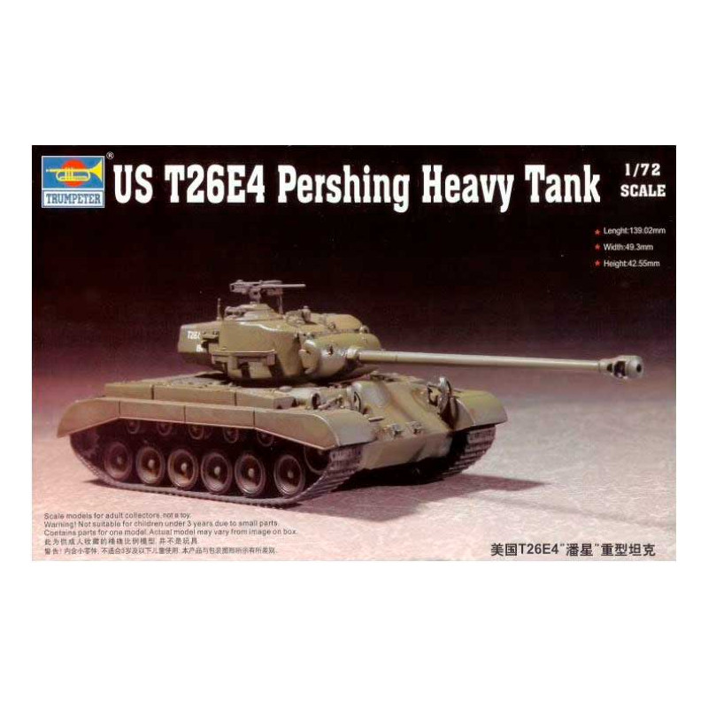 US M26A1 Pershing Heavy Tank. TRUMPETER 07287
