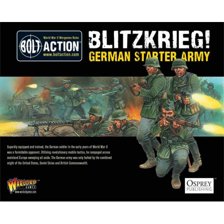 Blitzkrieg Ejército alemán. Bolt Action Starter Army.