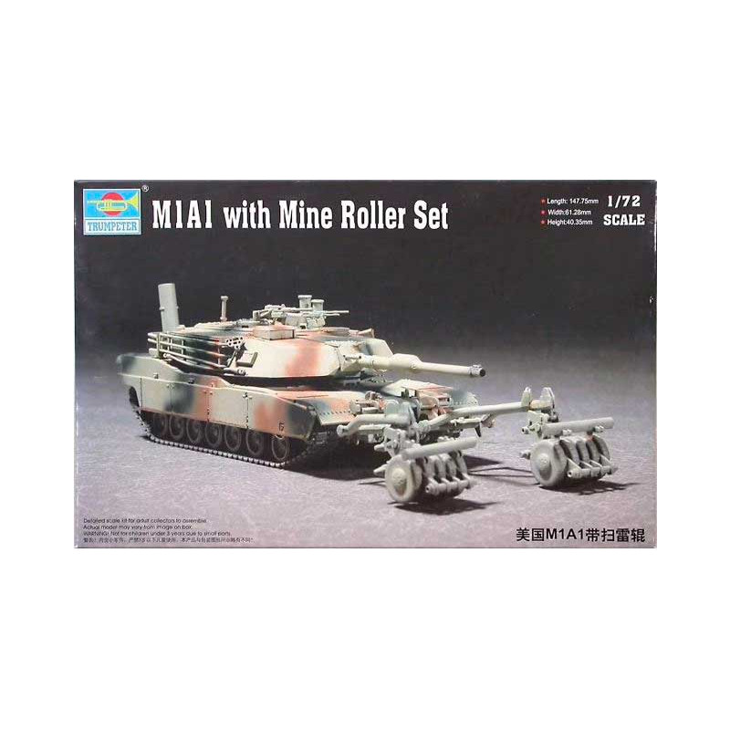 M1A1 with mine roller set. TRUMPETER 07278