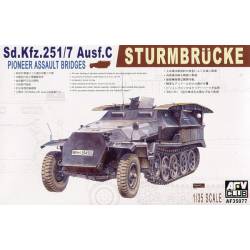 Semioruga alemán Sd. Kfz. 251/7 Ausf. C.