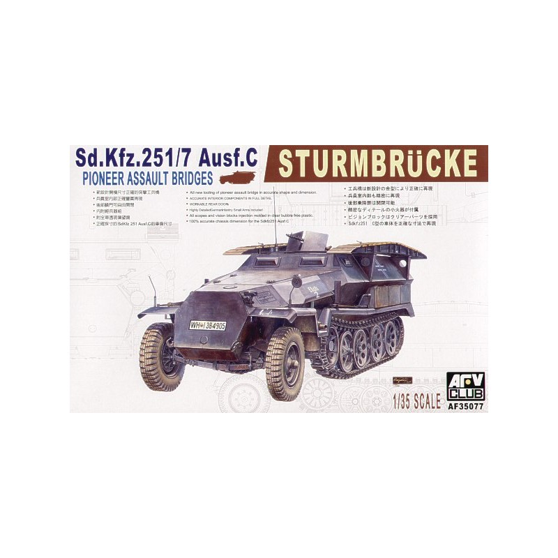 Semioruga alemán Sd. Kfz. 251/7 Ausf. C. AFV CLUB 35077
