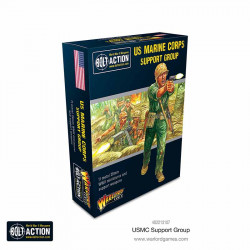 Unterstützungsgruppe des U.S. Marine Corps. Bolt Action.