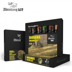 Conjunto de cores diorama (6x20ml).