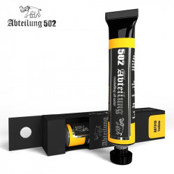 Tinta a óleo, amarelo, 20 ml.