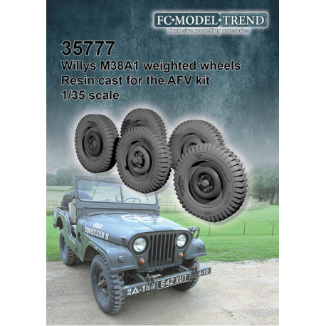 Wheel set for M38A1 Jeep.