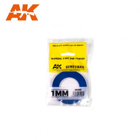 Blue masking tape. 1,0 mm.