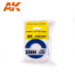 Nastro adesivo per curve, 2,0 mm.
