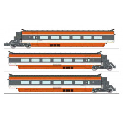 TGV PSE, Rama 29, 3 Wagen. SNCF.