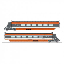 TGV PSE, Rama 29, 2 Wagen. SNCF.