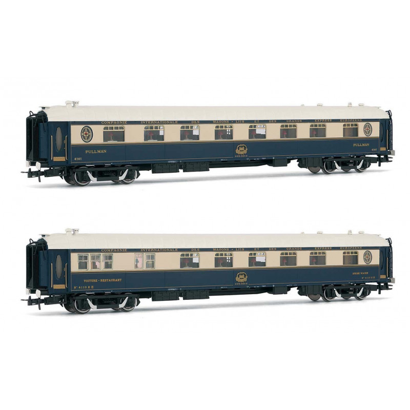 Dinning car "Venice Simplon Orient Express", CIWL (x2). Dinning car "Venice Simplon Orient Express", CIWL (x2).