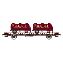 Plataforma UFR porta-remolque CEGI, SNCF. Plataforma UFR porta-remolque CEGI, SNCF.