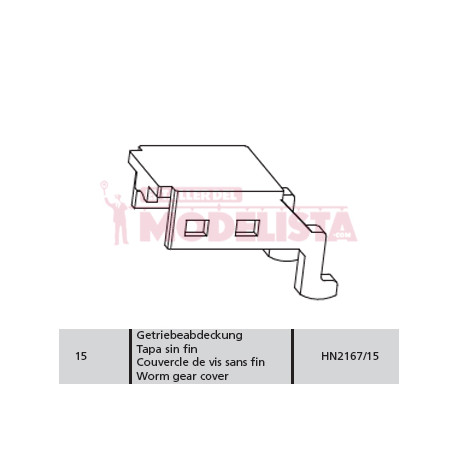 Worm gear cover RENFE 592.