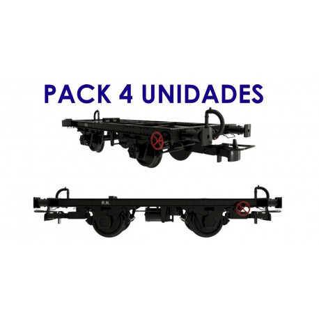 Unified frame with vacuum brake, RENFE (x4).