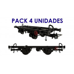 Unified frame with vacuum brake, RENFE (x4).