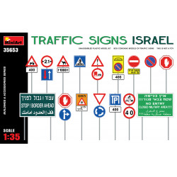 Panneaux routiers israéliens.