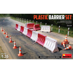 Plastic barrier set.