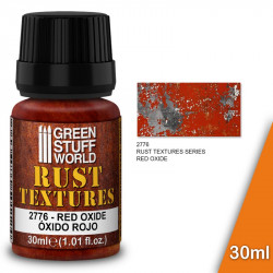 Pâte de texture acrylique « oxyde rouge » (30ml).