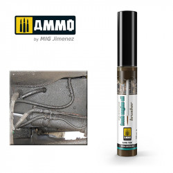 Efeito do óleo de motor fresco. 10 ml.