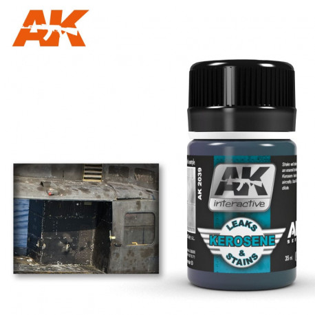 Kerosene leaks and stains. 35 ml. Kerosene leaks and stains. 35 ml.