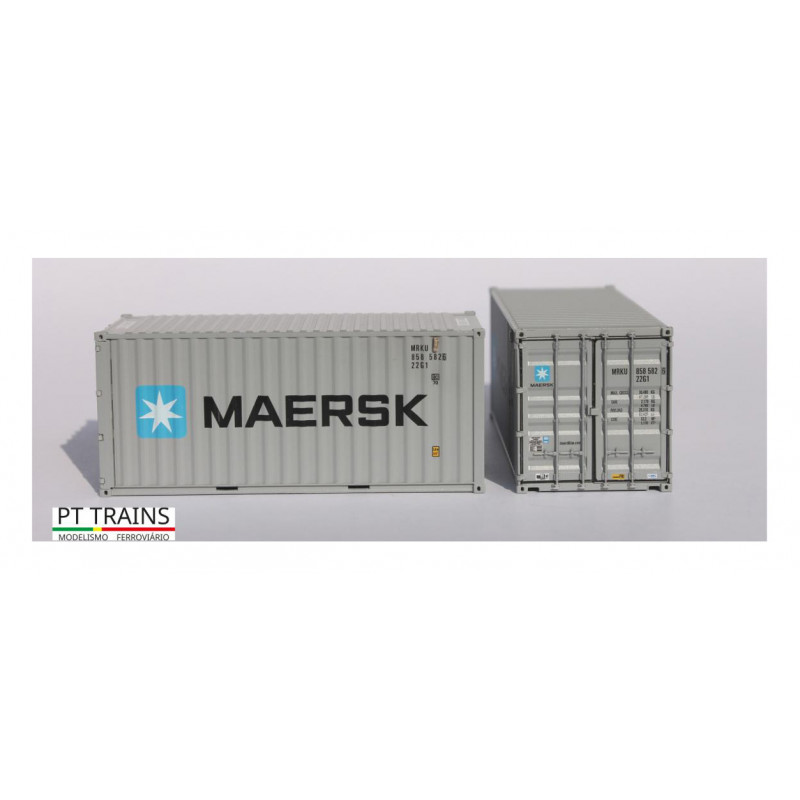 Contenedor 20' DV ''Maersk''. Contenedor 20' DV ''Maersk''.