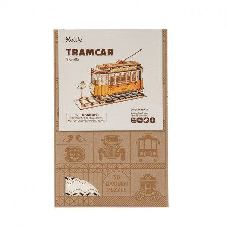 Tramcar.