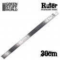Regla de acero de 30 cm. Regla de acero de 30 cm.