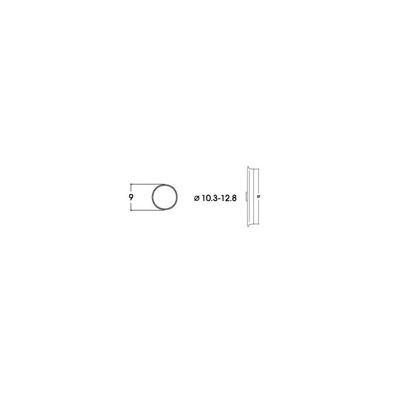 Aros de adherencia DC. 10,3 - 12,8 mm (x10). ROCO 40069