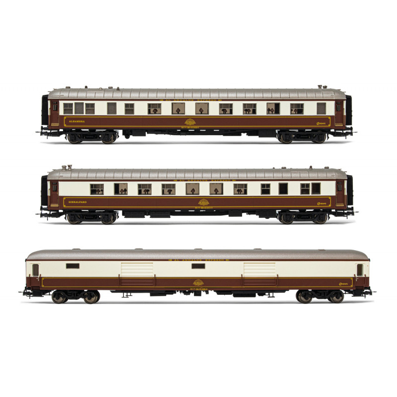 3-unit set "Al-Andalus" train, RENFE. 3-unit set "Al-Andalus" train, RENFE.