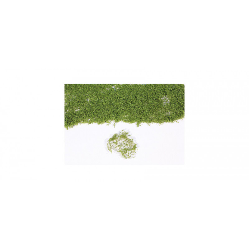 Hojas realistas, verde mayo.