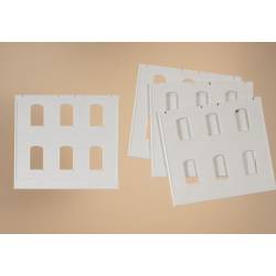 Murs avec fenêtres pour système modulaire.