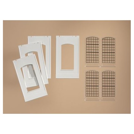 Industrial windows for modular system. AUHAGEN 80709