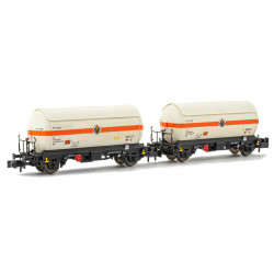 Set de 2 vagones cisterna PR Butano S.A., RENFE.