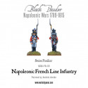 Infantería de línea francesa napoleónica.