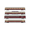 Set de cuatro coches ''TEE Rheinpfeil'', DB.