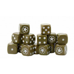 Paquete de dados Bolt Action Allied Star D6.