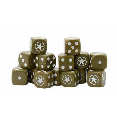 Order Dice pack - White with red writing.