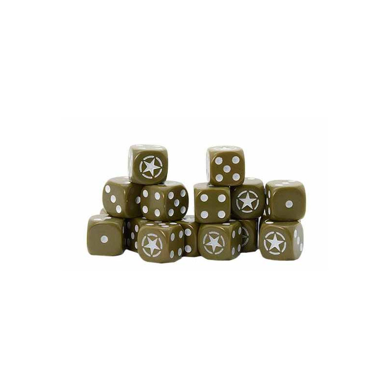 Order Dice pack - White with red writing.