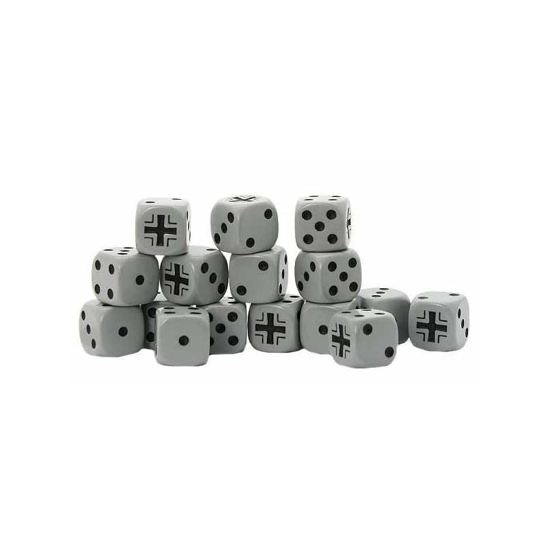 Paquete de dados Balkenkreuz alemán D6.