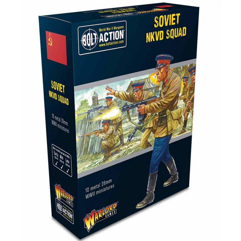 Escuadrón soviético de la NKVD. Bolt Action.