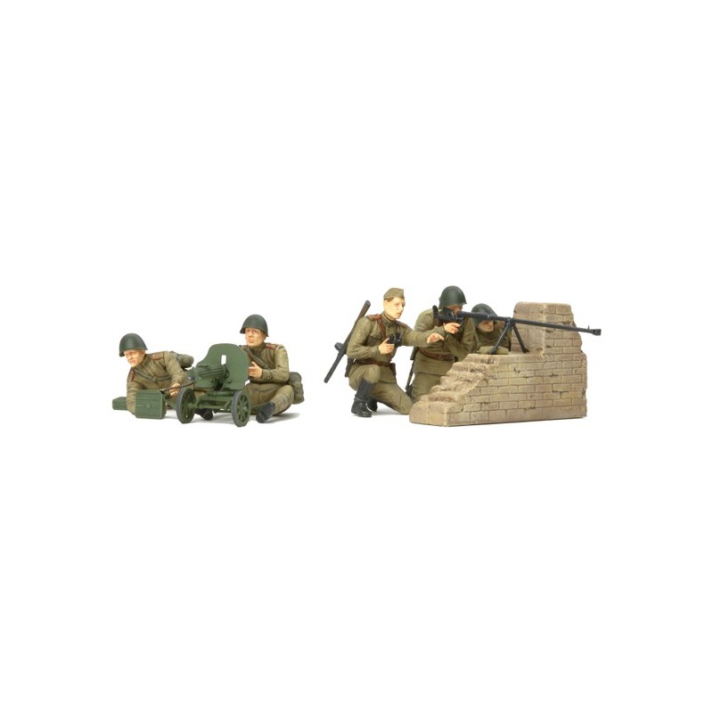 Pelotón antitanque ruso, Segunda Guerra Mundial. TAMIYA 35306 Pelotón antitanque ruso, Segunda Guerra Mundial. TAMIYA 35306