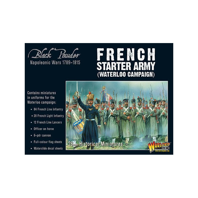 Napoleonic French starter army (Waterloo campaign).