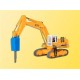 Liebherr 974 excavator. KIBRI 11271