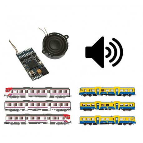 Digital decoder w/ sound for RENFE 592 "Camello".