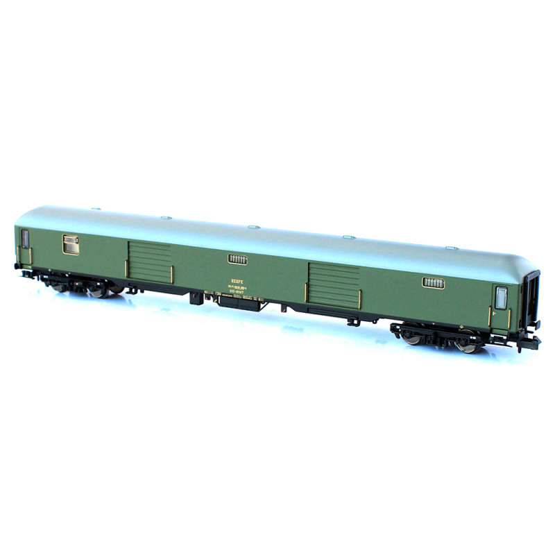 Furgón DD-8100 UIC, RENFE, verde.