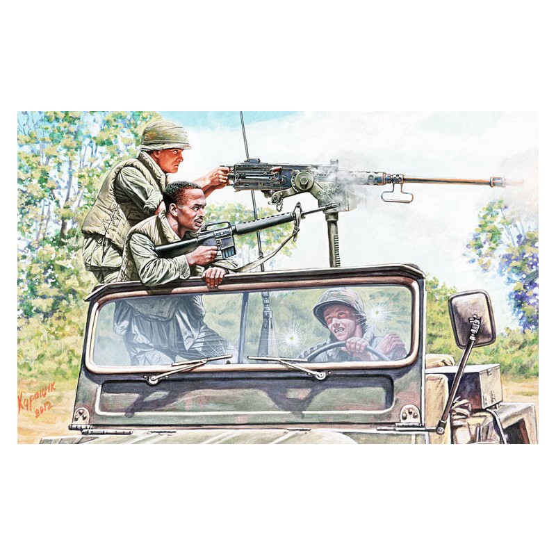 Vietnam War, "Charlie on the left!". MASTER BOX 35105