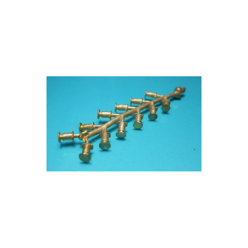 Topes redondos largos (x12).